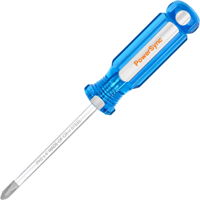 PowerSync 群加 帶磁十字起子 WDH-B01 PH2 x 8', 1個