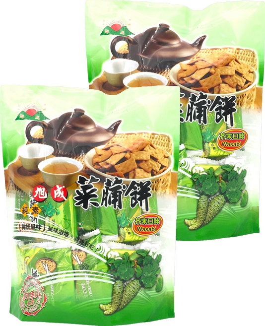 旭成 芥末菜脯餅, 250g, 2袋