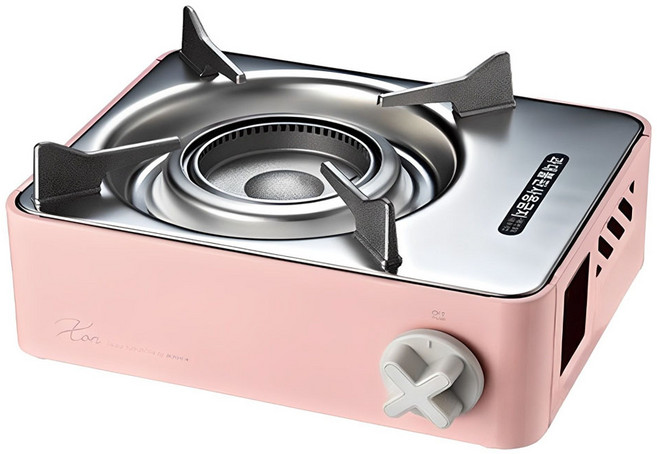 코베아 엑스온 휴대용 가스 버너, 핑크, 1개