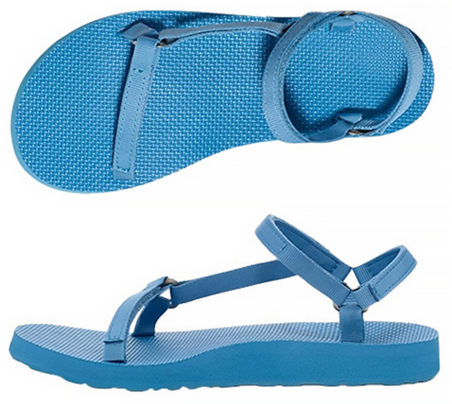 Teva Original Universal Slim 戶外機能織帶女涼鞋 - 珍珠藍, 23cm