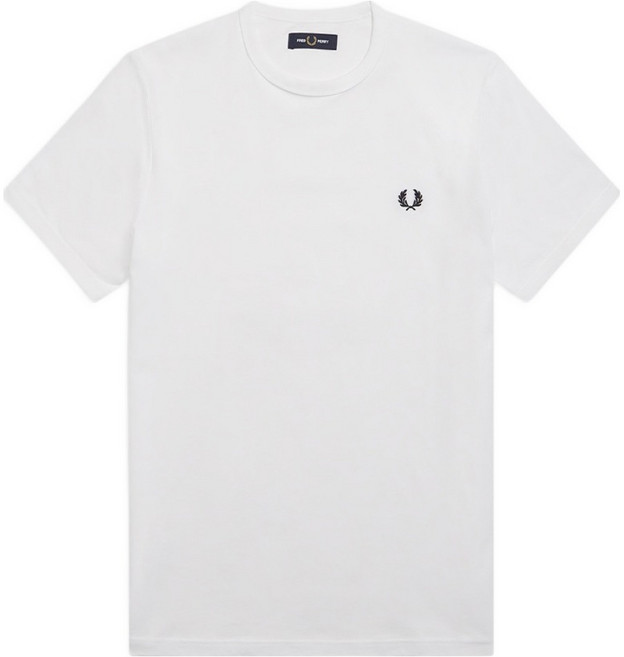 프레드페리 남녀공용 반팔 링거 티셔츠 M3519