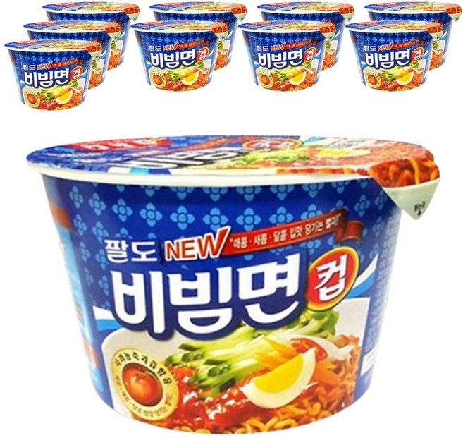 팔도비빔면 컵 115g, 10개