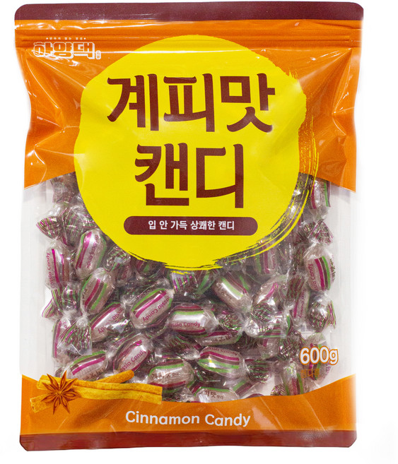하양댁 계피맛 진한 사탕, 600g, 1개