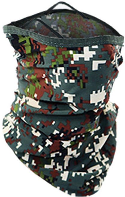 인콘트로 자외선차단 쿨 멀티 버퍼 스포츠 마스크, 밀리터리, 1개