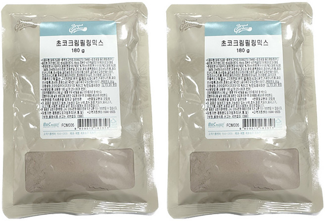 브레드가든 초코크림 필링 믹스, 180g, 2개