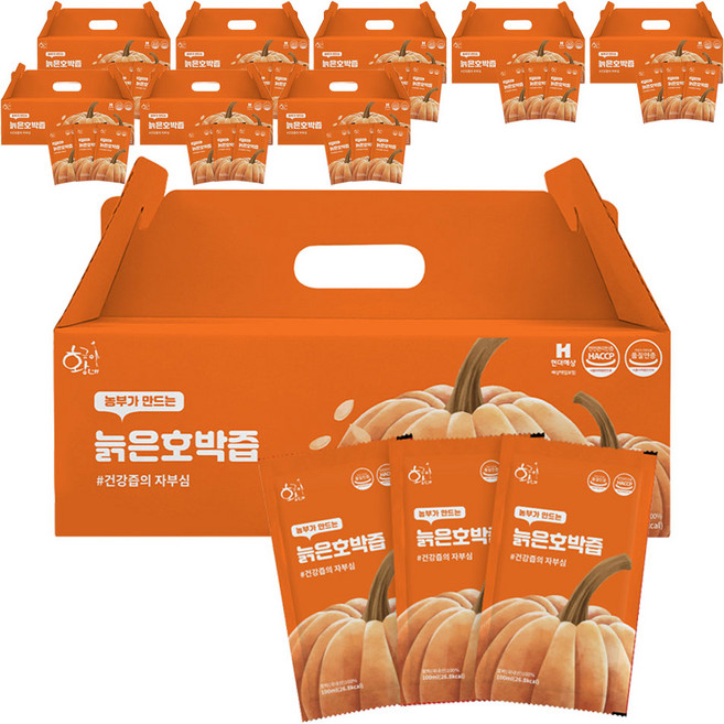 황금이네 늙은 호박즙, 100ml, 270개