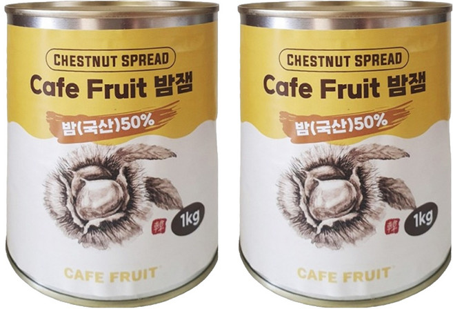 카페프룻 밤잼, 1kg, 2개