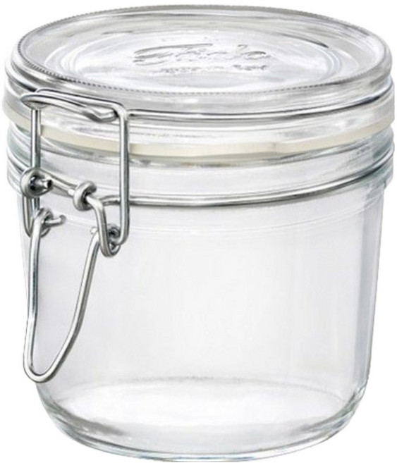 Bormioli Rocco 密封罐 350ml 透明玻璃罐 義大利製, 1個