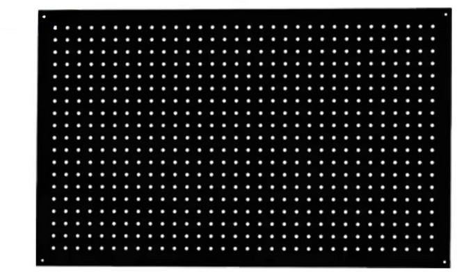 撥撥的架子 洞洞板 862 x 532mm, 1件, 黑砂