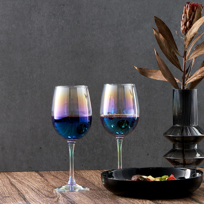루미낙 플라즈마 오로라 와인잔, 2개