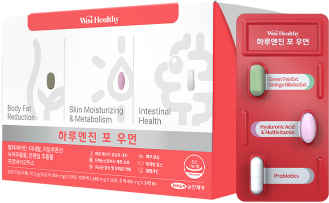 위시헬씨 하루엔진 포 우먼 멀티비타민, 90정, 1개