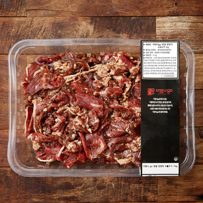 다맛나고 양념 언양식 소불고기, 1kg, 1개