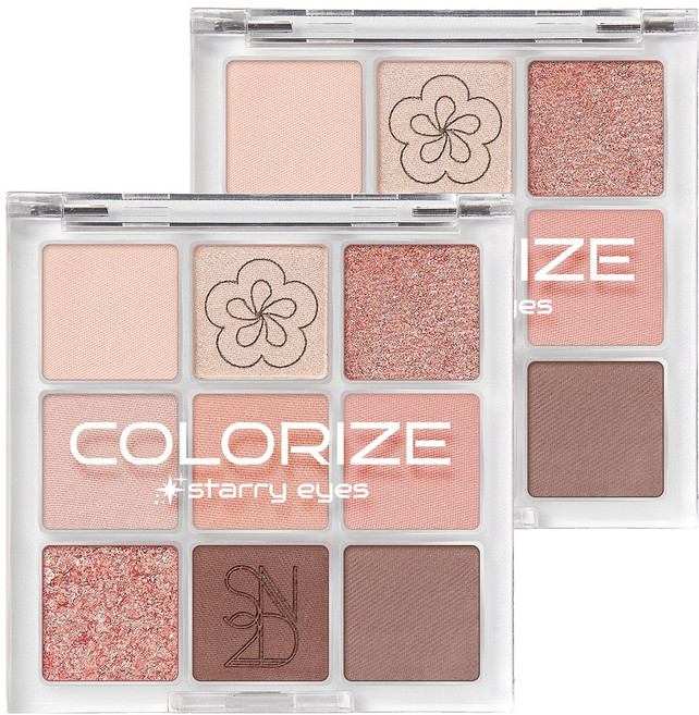 에스투엔디 컬러라이즈 스타리 아이즈 섀도우, 03 피치 블라썸, 2개