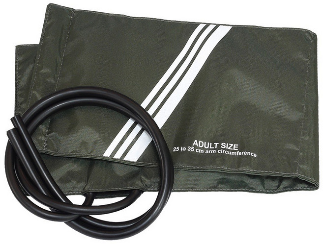 Spirit 精國 血壓壓脈帶 護士型 布 血壓布P-102CA + 雙管氣袋 套P-107ADT, 1組, P-107ADT