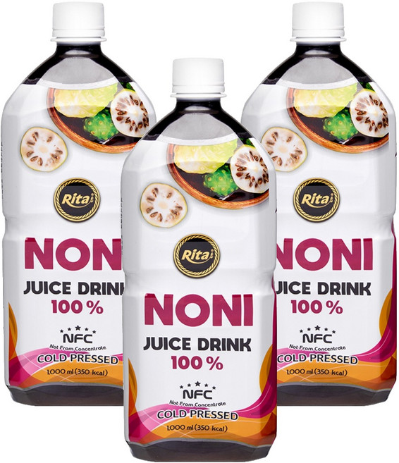 리타 노니원액 주스, 1L, 3개