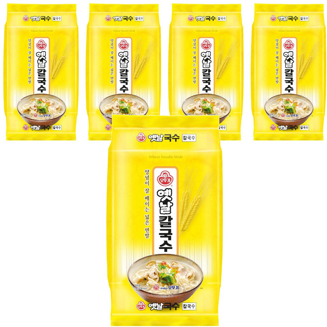 오뚜기옛날 칼국수, 3kg, 5개