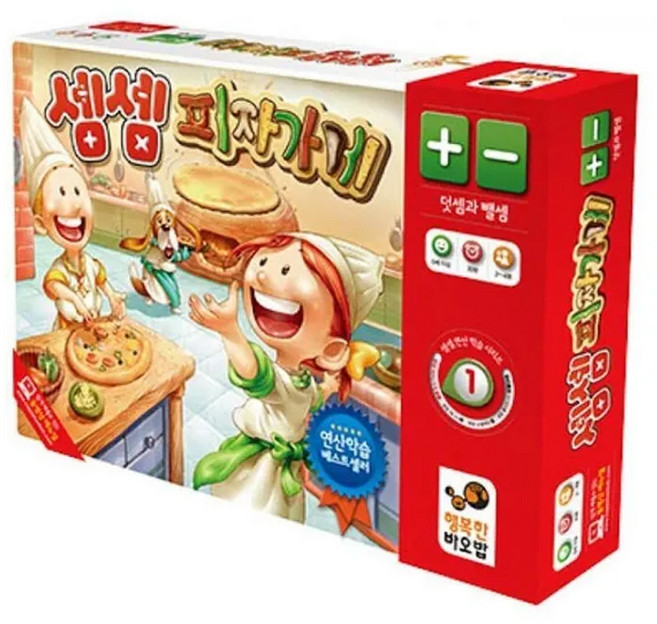 HAPPY BAOBAB 韓國數學桌遊 披薩大亨, 1盒
