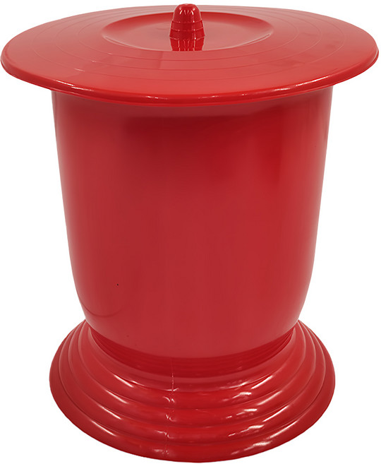 HOUSE 好室喵 特大便器 圓徑280x高300mm 容量7L 耐重80kg, 紅色, 1個