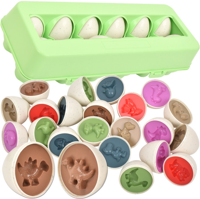 피팅에그 달걀 모양맞추기, 공룡, 1세트
