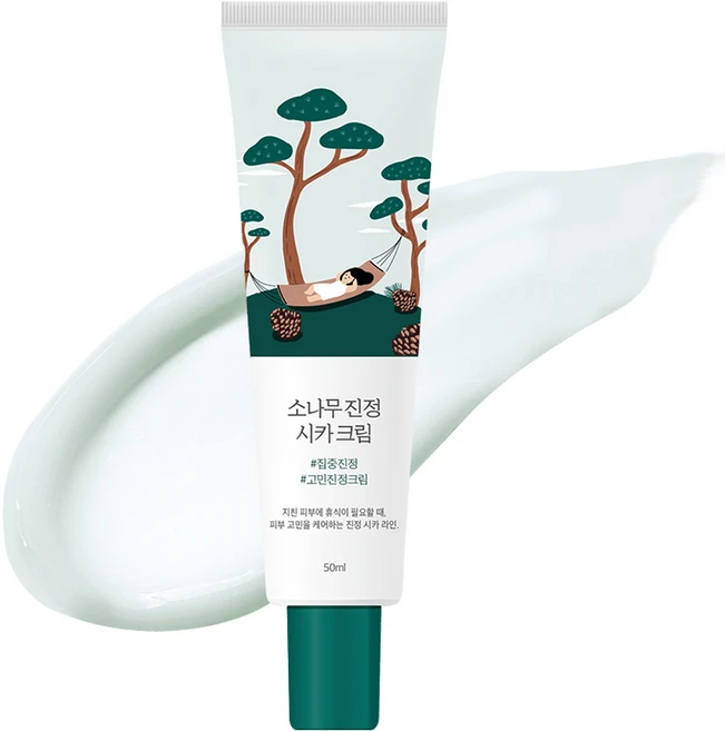라운드랩 소나무 진정 시카 크림, 50ml, 1개 - 쿠팡