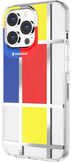 SwitchEasy 魚骨牌 Artist 手機 防摔 手機殼 iPhone 13 PC+TPU 蒙德里安