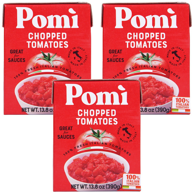 포미 찹드 토마토 소스, 390g, 3개