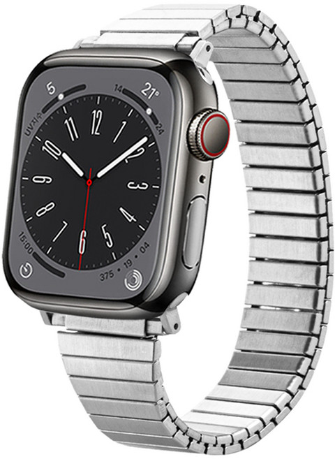 아이몰 메탈 브레이슬릿 밴드 스트랩 슬림형 M, 실버, 1개