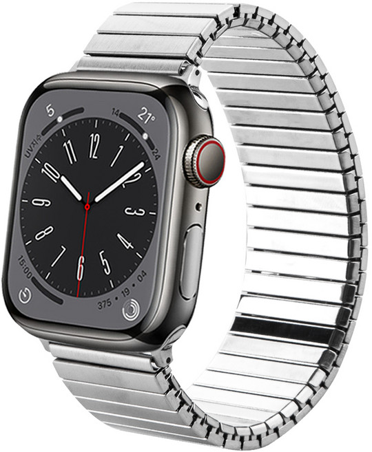 아이몰 메탈 브레이슬릿 밴드 스트랩 기본형 L, 실버, 1개