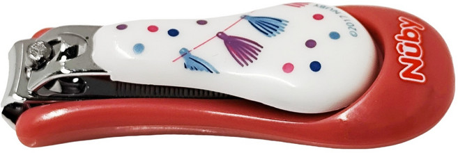 Nuby 安全指甲剪, 顏色隨機, 1支