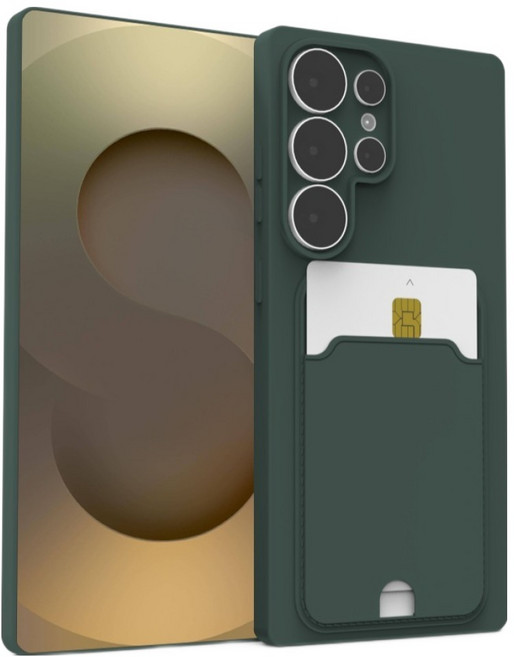 스메르 파스텔 실리콘 카드수납 휴대폰 케이스