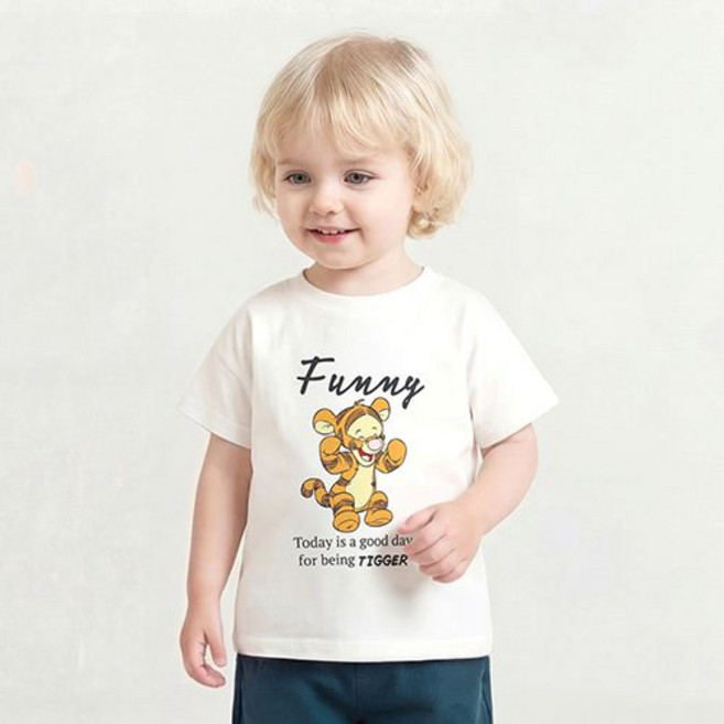 밀크마일 디즈니 곰돌이 푸와 티거 굿데이 티셔츠