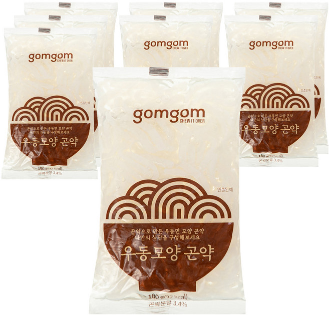 곰곰 우동모양 곤약, 1.44kg, 1박스