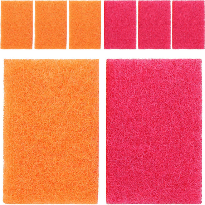 모던하우스 수세미 세트 레드오렌지, 2개입, 4개