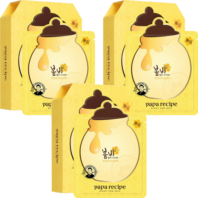 파파레서피 봄비 꿀단지 마스크팩, 10개입, 3개