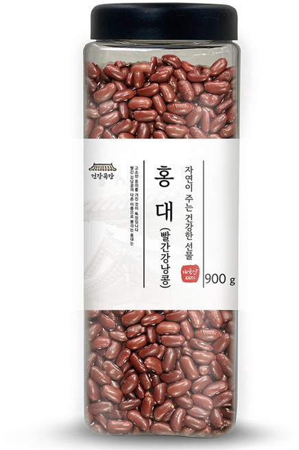 건강곡간 홍대 빨간강낭콩, 900g, 1개