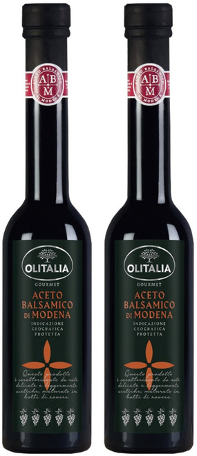 올리타리아 발사믹식초 5그레이프, 250ml, 2개