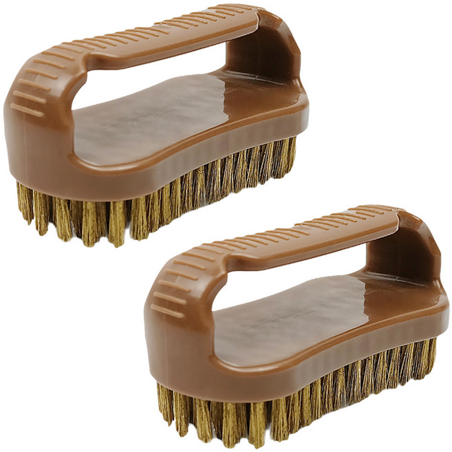 월드크린 땅콩 녹제거 신주 브러쉬 랜덤발송, 2개