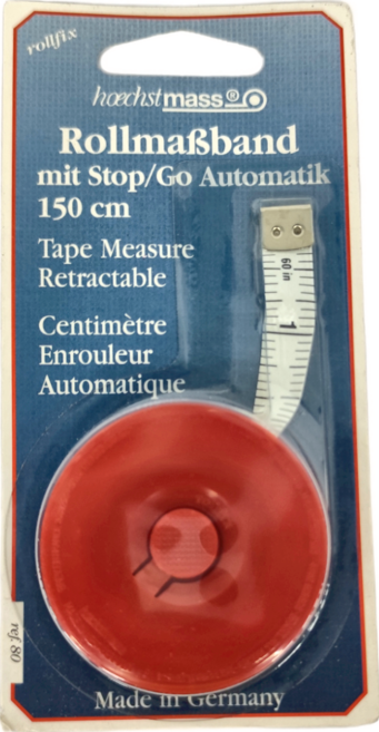 Hoechstmass Rollfix 隨身捲尺 1.5m, 紅色, 1個