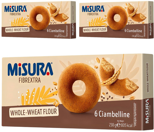 미주라 통밀도넛츠, 230g, 3개