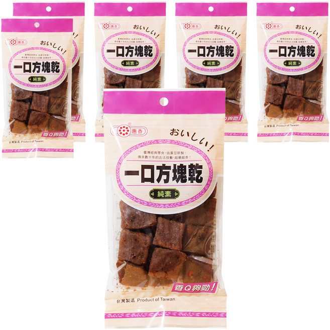 惠香 一口方塊乾, 120g, 6包