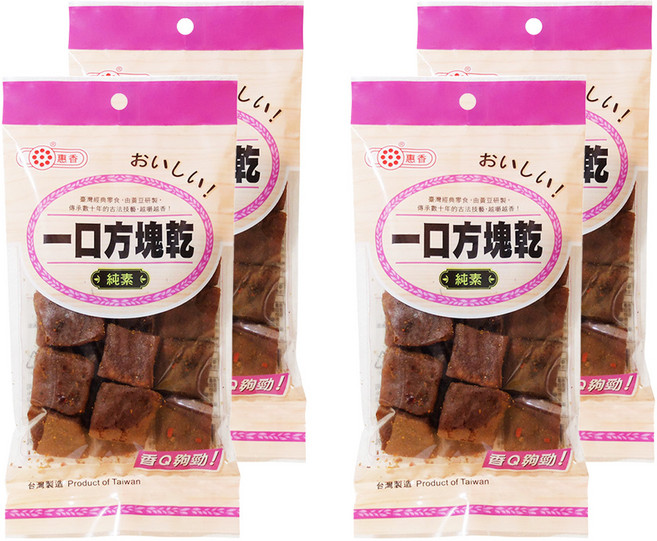 惠香 一口方塊乾, 120g, 4包