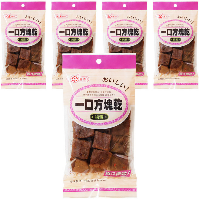 惠香 一口方塊乾, 120g, 5包