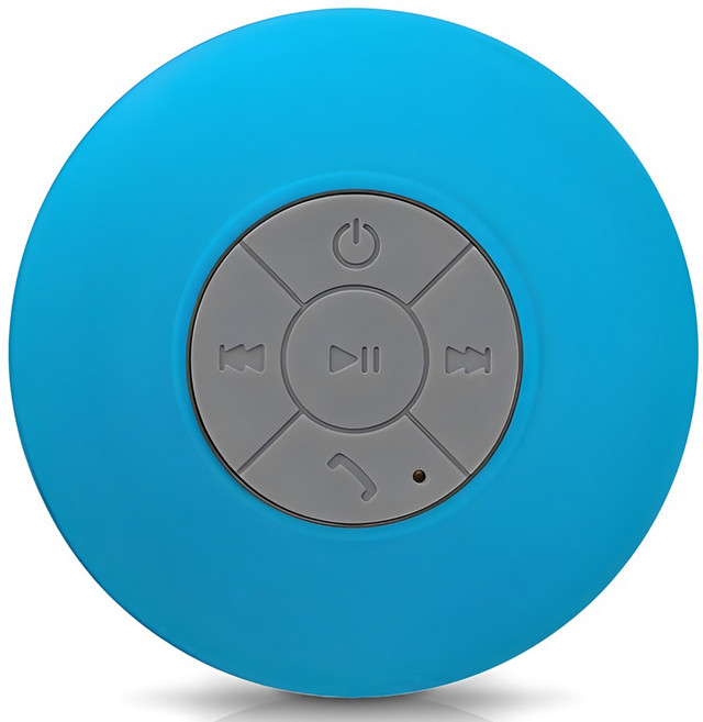 우리투비 방수 흡착 블루투스 스피커 SM S1, 블루