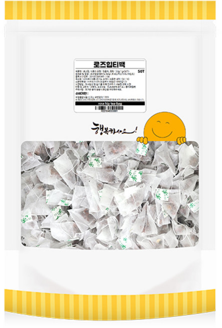 로즈힙 티백, 1개, 50개입, 1g