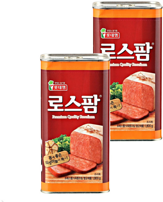 롯데 로스팜, 1.8kg, 2개