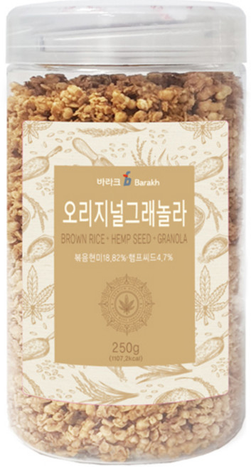 바라크 오리지널 그래놀라, 250g, 1개