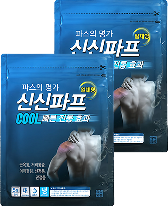 신신파스 신신파프 쿨 파스, 5개입, 2개