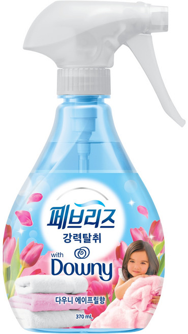 페브리즈 섬유탈취제 다우니 에이프릴향 본품, 370ml, 1개