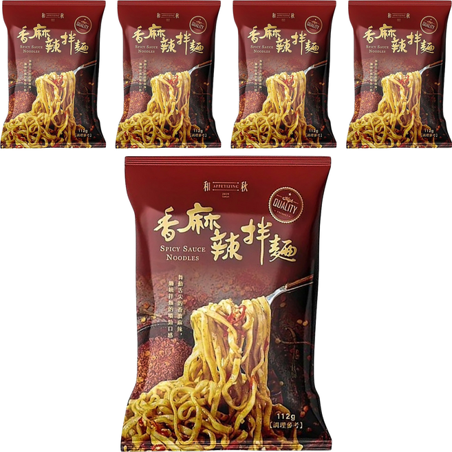和秋 香麻辣拌麵, 5包