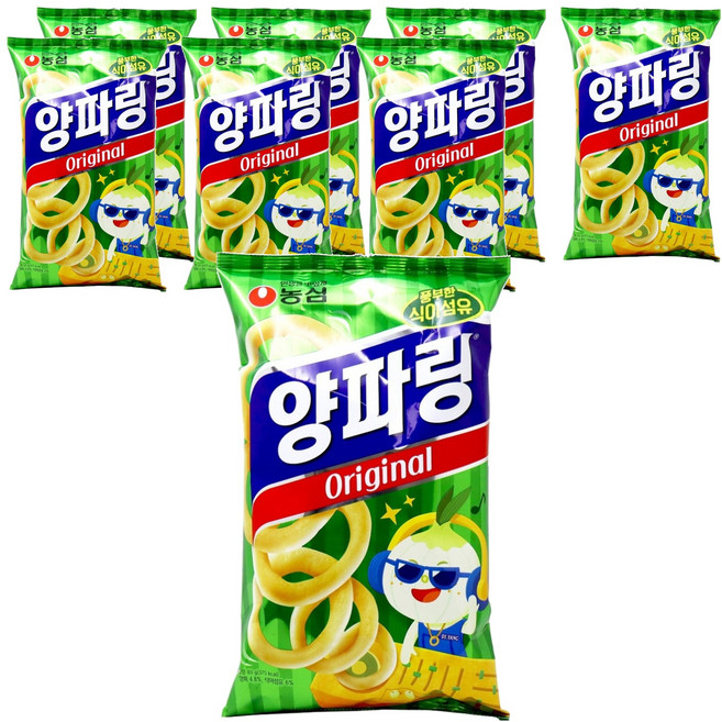 양파링 오리지널, 80g, 8개